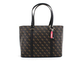 GUESS Washington Tote 2 Borsa Manici Loghi Brown Multi SG812423 - Sandrini Calzature e Abbigliamento