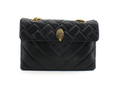 KURT GEIGER Leather Kensington X Bag Borsa Pelle Black 1470400109-00 - Sandrini Calzature e Abbigliamento