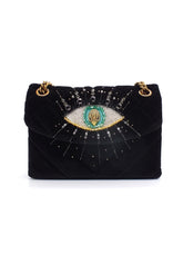 KURT GEIGER Mini Kensington Eye Fabric Borsa Donna Black 9105700609-00 - Sandrini Calzature e Abbigliamento