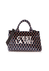 LE PANDORINE Vie Pop Up Borsa Black 22XAILCW-05 - Sandrini Calzature e Abbigliamento