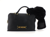 LOVE MOSCHINO Borsa Bauletto Pelo Nero JC4305PP0DKN0000 - Sandrini Calzature e Abbigliamento