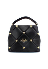 LOVE MOSCHINO Borsa Bucket Borchie Cuori Nero JC4083PP1GLZ0000 - Sandrini Calzature e Abbigliamento