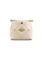 LOVE MOSCHINO Borsa Bucket Small Avorio JC4082PP1GLZ0110 - Sandrini Calzature e Abbigliamento