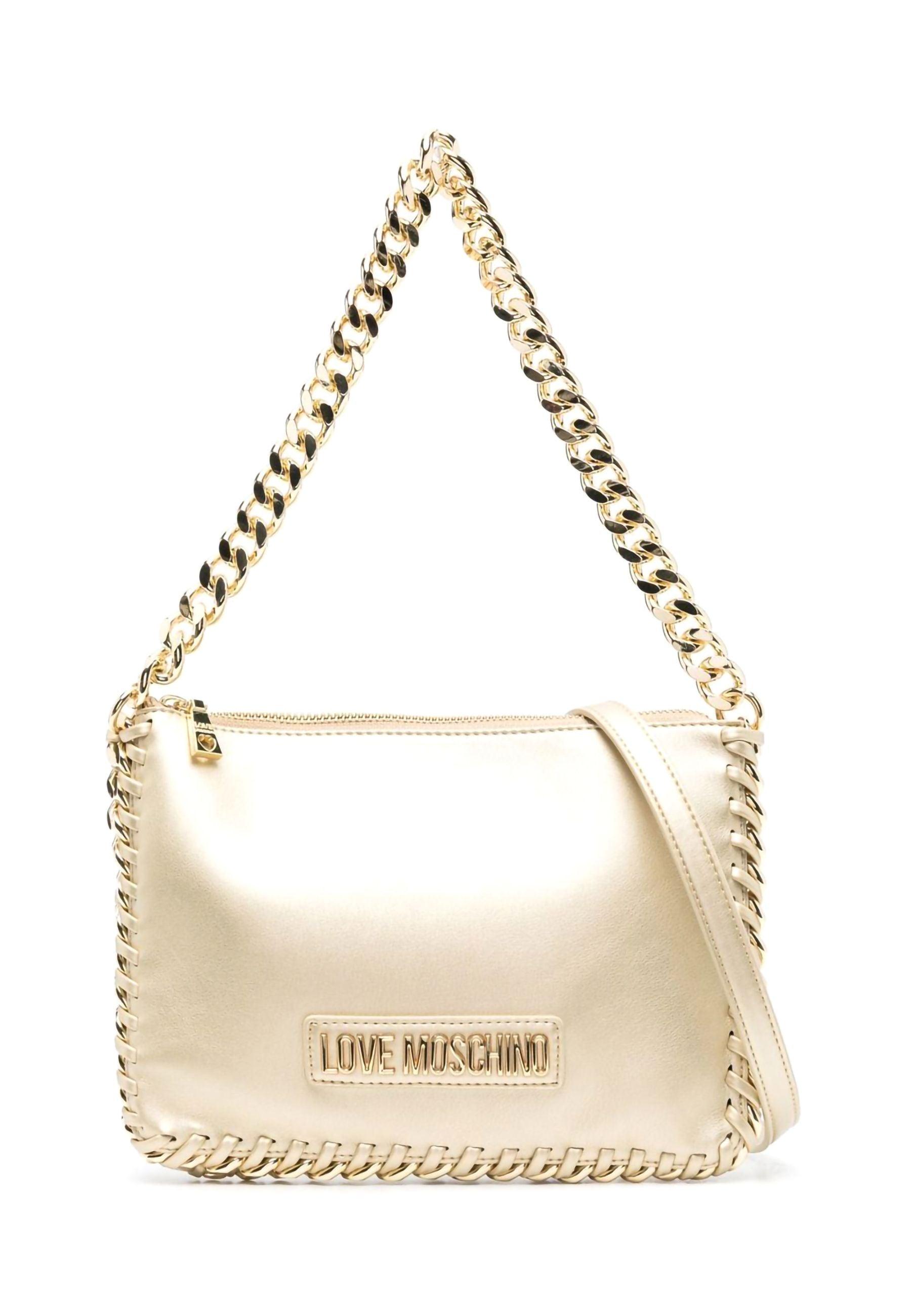 Scopri LOVE MOSCHINO Borsa Chain Oro JC4245PP0GKQ190A al miglior