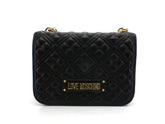 LOVE MOSCHINO Borsa Crossbody Tracolla Quilted Logo Nero JC4000PP0ELA0000 - Sandrini Calzature e Abbigliamento