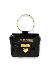 LOVE MOSCHINO Borsa Donna Mini Stampa Coccodrillo Nero JC4072PP1FLF0000 - Sandrini Calzature e Abbigliamento
