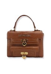 LOVE MOSCHINO Borsa Donna Stampa Coccodrillo Marrone Cammello JC4200PP1FLF0201 - Sandrini Calzature e Abbigliamento