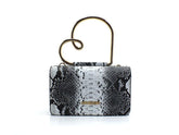 LOVE MOSCHINO Borsa Pochette Clutch Pythin Animalier Roccia JC4390PP0EKI0954 - Sandrini Calzature e Abbigliamento
