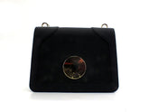 LOVE MOSCHINO Borsa Saddle Clutch Perforated Logo Nero JC4393PP0EKL100A - Sandrini Calzature e Abbigliamento