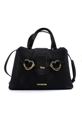 LOVE MOSCHINO Borsa Satchel Cuori Nero JC4131PP1GLI1000 - Sandrini Calzature e Abbigliamento