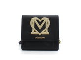 LOVE MOSCHINO Borsa Shoulder Bag Tracolla Logo Cuore Nero JC4381PP0EKM0000 - Sandrini Calzature e Abbigliamento