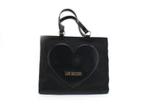LOVE MOSCHINO Borsa Tote 2 Cuore Nero JC4330PP0EKD100A - Sandrini Calzature e Abbigliamento