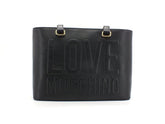 LOVE MOSCHINO Borsa Tote Logo Embossed Nero JC4056PP1ELL0000 - Sandrini Calzature e Abbigliamento