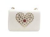 LOVE MOSCHINO Borsa Tracolla Clutch Cuore Avorio JC4070PP1ELP0110 - Sandrini Calzature e Abbigliamento