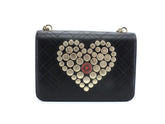 LOVE MOSCHINO Borsa Tracolla Clutch Cuore Nero JC4070PP1ELP0000 - Sandrini Calzature e Abbigliamento