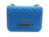 LOVE MOSCHINO Borsa Tracolla Crossbody Flap Logo Blu Oceano JC4000PP0ELA0753 - Sandrini Calzature e Abbigliamento
