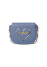 LOVE MOSCHINO Borsa Tracolla Crossbody Logo Cuore Blu DenimJC4145PP1FLR0707 - Sandrini Calzature e Abbigliamento