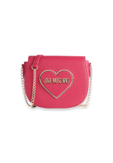 LOVE MOSCHINO Borsa Tracolla Crossbody Logo Cuore Rosa Fuxia JC4145PP1FLR0604 - Sandrini Calzature e Abbigliamento