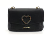 LOVE MOSCHINO Borsa Tracolla Cuore Nero JC4303PP0DKM0000 - Sandrini Calzature e Abbigliamento