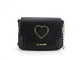 LOVE MOSCHINO Borsa Tracolla Cuore Nero JC4320PP0DKP100A - Sandrini Calzature e Abbigliamento