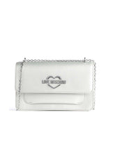 LOVE MOSCHINO Borsa Tracolla Donna Lamè Argento JC4096PP1FLM0902 - Sandrini Calzature e Abbigliamento