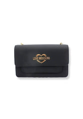 LOVE MOSCHINO Borsa Tracolla Lamè Gold Nero JC4096PP1FLM0000 - Sandrini Calzature e Abbigliamento