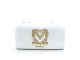 LOVE MOSCHINO Borsa Tracolla Pochette Logo Bianco JC4379PP0EKM0100 - Sandrini Calzature e Abbigliamento