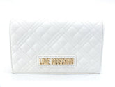 LOVE MOSCHINO Borsa Tracolla Pochette Quilted Bianco JC4079PP0ELA0100 - Sandrini Calzature e Abbigliamento