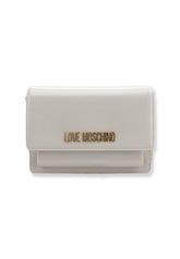 LOVE MOSCHINO Pochette LM Gold Bianco Avorio JC4095PP1FLL0110 - Sandrini Calzature e Abbigliamento
