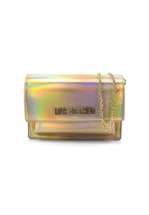 LOVE MOSCHINO Pochette Platino Oro Lamè JC4095PP1HLS0900 - Sandrini Calzature e Abbigliamento