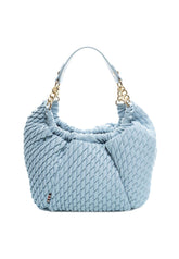 MANILA GRACE Borsa Hobo Small Azzurro Polvere B273EU - Sandrini Calzature e Abbigliamento