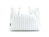 MANILA GRACE Borsa Jasmin Medium Bianco B253 - Sandrini Calzature e Abbigliamento