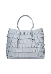MANILA GRACE Borsa Tote Medium Azzurro B204EU - Sandrini Calzature e Abbigliamento