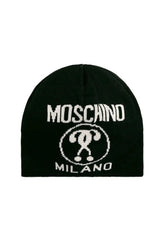 MOSCHINO Berretta Donna White Black 60016-M5146 - Sandrini Calzature e Abbigliamento
