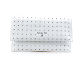 PATRIZIA PEPE Borsa Pochette Borchie White Bianco 2V5460-A8X4 - Sandrini Calzature e Abbigliamento