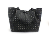 PATRIZIA PEPE Borsa Shopper Borchie Pelle Black Nero 2V8895-A9D1 - Sandrini Calzature e Abbigliamento