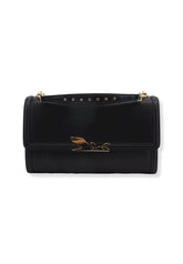 PATRIZIA PEPE Borsa Tracolla Crossbody Flap Logo Nera 8B0058-L034 - Sandrini Calzature e Abbigliamento