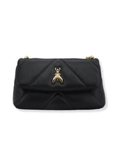 PATRIZIA PEPE Borsa Tracolla Crossbody Logo Nera CB0084-L006 - Sandrini Calzature e Abbigliamento