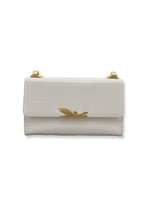PATRIZIA PEPE Borsa Tracolla Crossbody Off White 8B0057-L046 - Sandrini Calzature e Abbigliamento