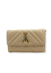 PATRIZIA PEPE Borsa Tracolla Crossbody Quilted Beige Ocean Sand CB9798-L004 - Sandrini Calzature e Abbigliamento