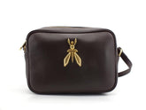 PATRIZIA PEPE Borsa Tracolla Pelle Logo Ebony 2VA051-A4U8G - Sandrini Calzature e Abbigliamento