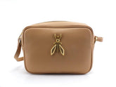 PATRIZIA PEPE Borsa Tracolla Pelle Logo Pompei Beige 2VA051-A4U8G - Sandrini Calzature e Abbigliamento