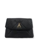 PATRIZIA PEPE Borsa Tracolla Satchel Logo Nera CB0302-L006 - Sandrini Calzature e Abbigliamento