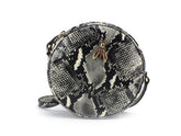 PATRIZIA PEPE Borsa Tracolla Tonda Pitonata Snake Natural Python 2VA057-A7Z9 - Sandrini Calzature e Abbigliamento