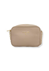 PATRIZIA PEPE Pochette Zip Beige Ocean Sand CB0071-L001 - Sandrini Calzature e Abbigliamento