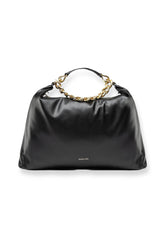 PATRIZIA PEPE Shopper Large Borsa Beige Black Nero 8B0063-E005 - Sandrini Calzature e Abbigliamento