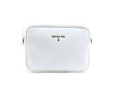 PATRIZIA PEPE Tracolla Borsa Zip Logo Bianco CB8985L001-W146 - Sandrini Calzature e Abbigliamento