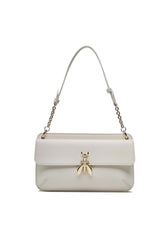 PATRIZIA PEPE Tracolla Crossbody Ice Grey 8B0125-L068 - Sandrini Calzature e Abbigliamento