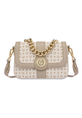 POLLINI Borsa Catena Avorio Ghiaccio TE8475PP0EQ1110A - Sandrini Calzature e Abbigliamento