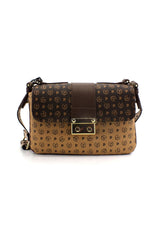 POLLINI Borsa Tracolla Baguette Crema Marrone TE8452PP0BQ5330A - Sandrini Calzature e Abbigliamento